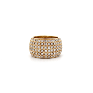 "Élégance" - Matter Gelbgold Ring