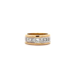 "Sparkling Princess" - 14kt Bicolor Ring mit Diamanten