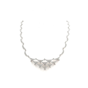 "Ludique et facile" - Weißgold Collier