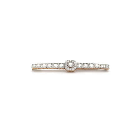 "Sparkling Lights" - Stabbrosche mit Altschliff Diamanten