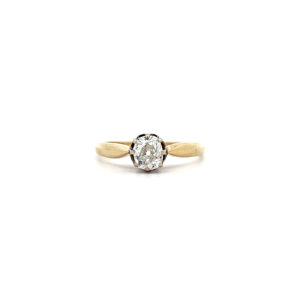 "Falling in Love" - Old Cushion Solitaire 0.72 ct.
