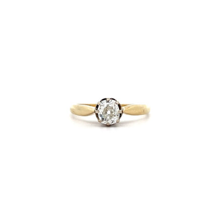 "Falling in Love" - Old Cushion Solitaire 0.72 ct.