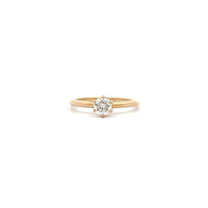 "Funkelnder Begleiter" - Solitaire Ring 0.50 ct.