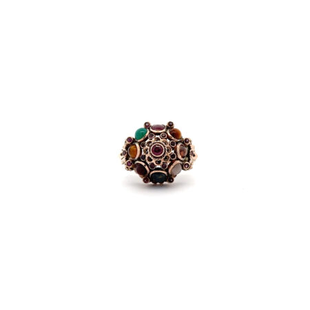 "Colorful Cupcake" - Törtchen Ring mit Farbsteinen