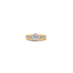 "For Ever" - Bicolor Diamantring