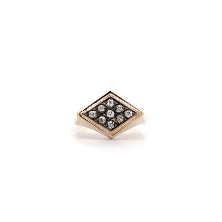 "Old Sparkling" - Ring mit Altschliff Diamanten