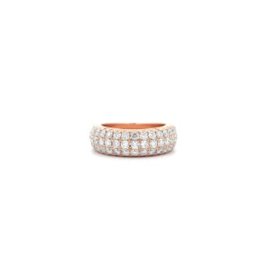 "White Rosé" - Brillantring 1.50 ct. 18 Karat Roeségold
