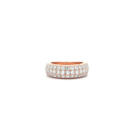 "White Rosé" - Brillantring 1.50 ct. 18 Karat Roeségold