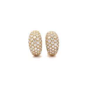 "Sparkling favorites" - Gelbgold Ohrstecker mit Brillanten