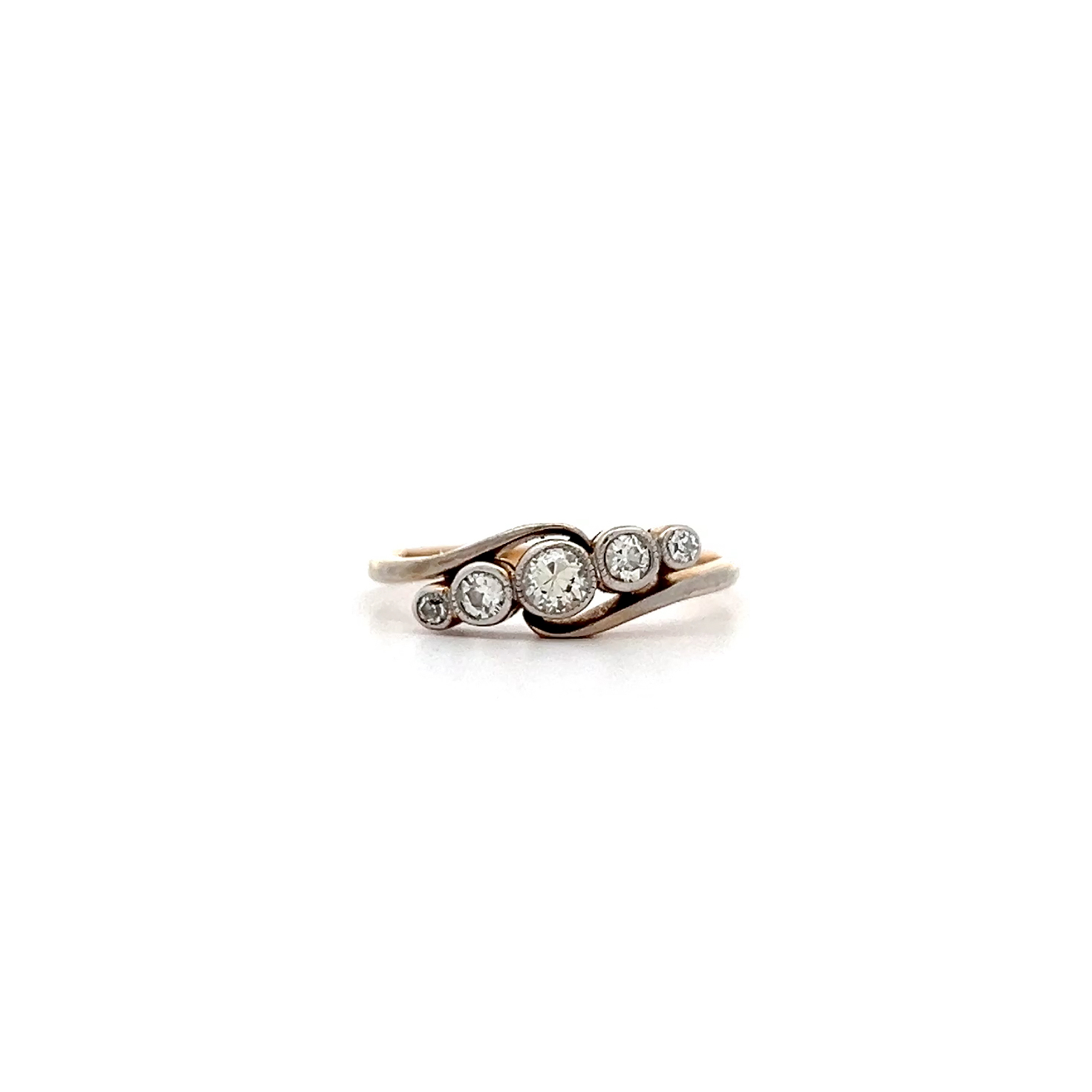 "Filigranes Funkeln" - Jugendstil Ring