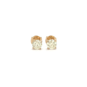 "Fancy Points" - Gelbgold Ohrstecker 1.04 ct.