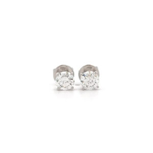 "White Shine" - Weißgold Ohrstecker 0.97 ct.