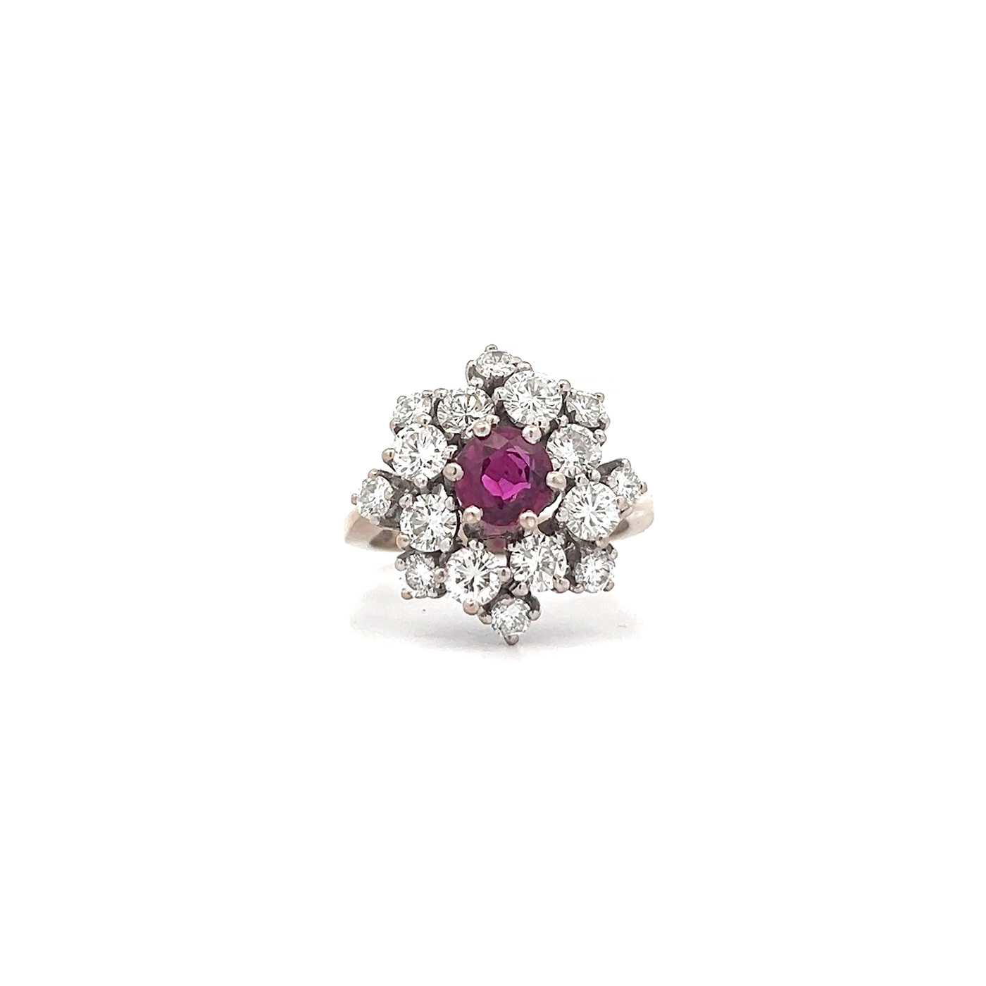 "L´amour est rouge" - Rubin Ring mit Brillanten