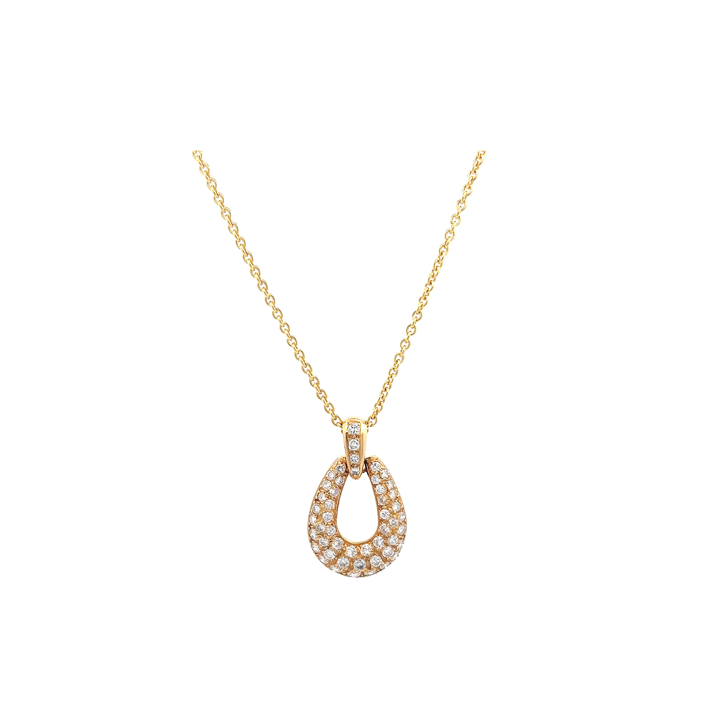 "Funkelnder Begleiter" - Gelbgold Collier