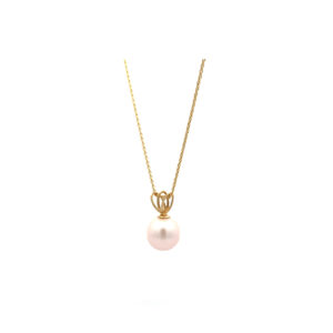 "Majestic Pearl" - Wunderschöner Perlen Anhänger Gelbgold