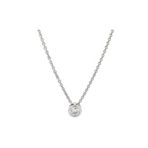 "Wertvoller Begleiter" - Weißgold Collier 0.70 ct.