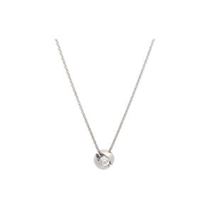 "White Sparkle" - Weißgold Collier 0.30 ct.