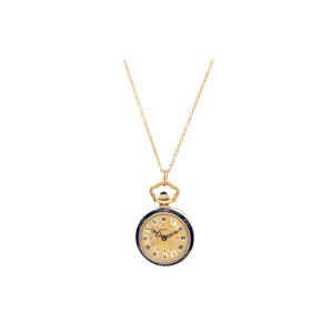 "What time is it" - Taschenuhr Geneva mit Kette