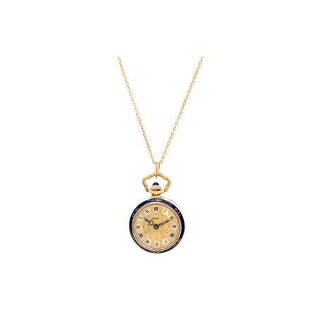 "What time is it" - Taschenuhr Geneva mit Kette