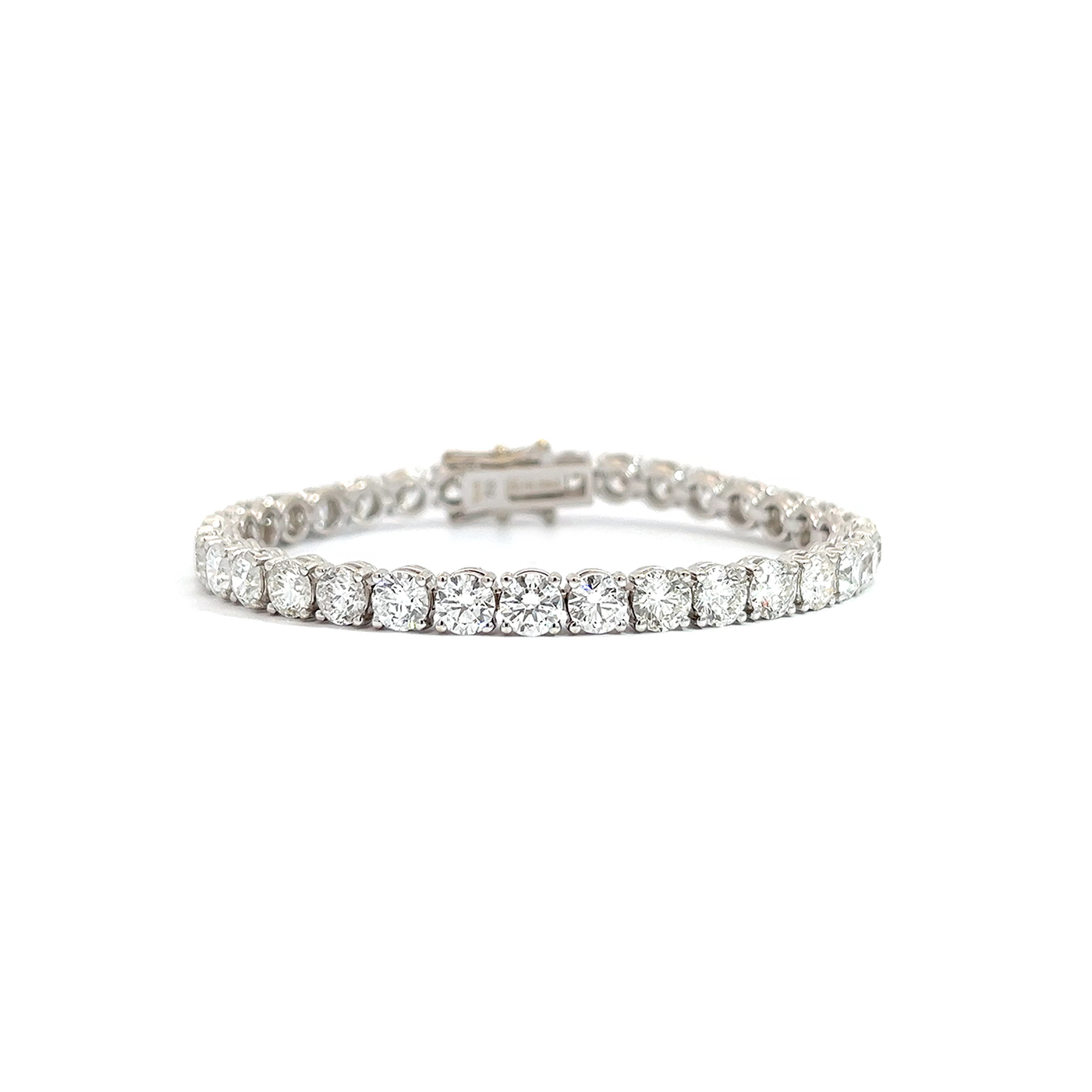 "Diamond Dream" - Weißgold Tennisarmband 16.89 ct.