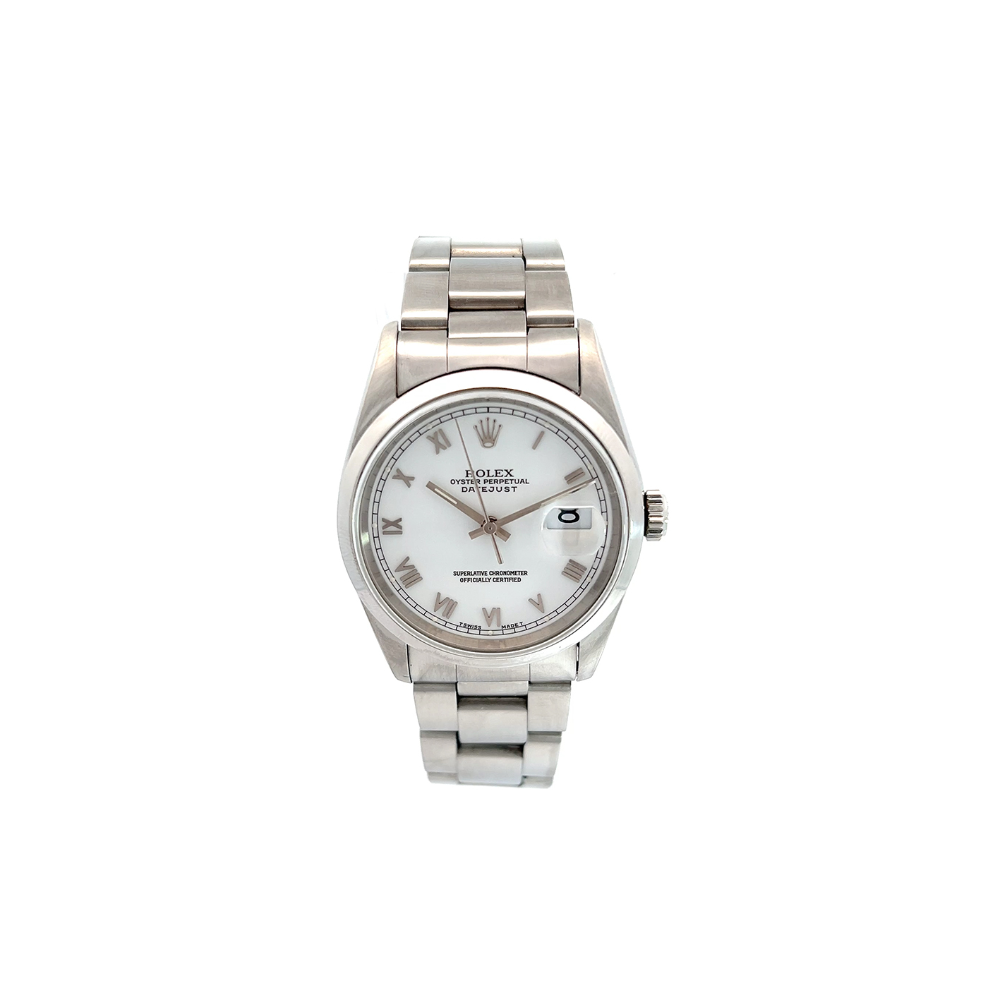 "Rolex Datejust " - Stahl Armbanduhr