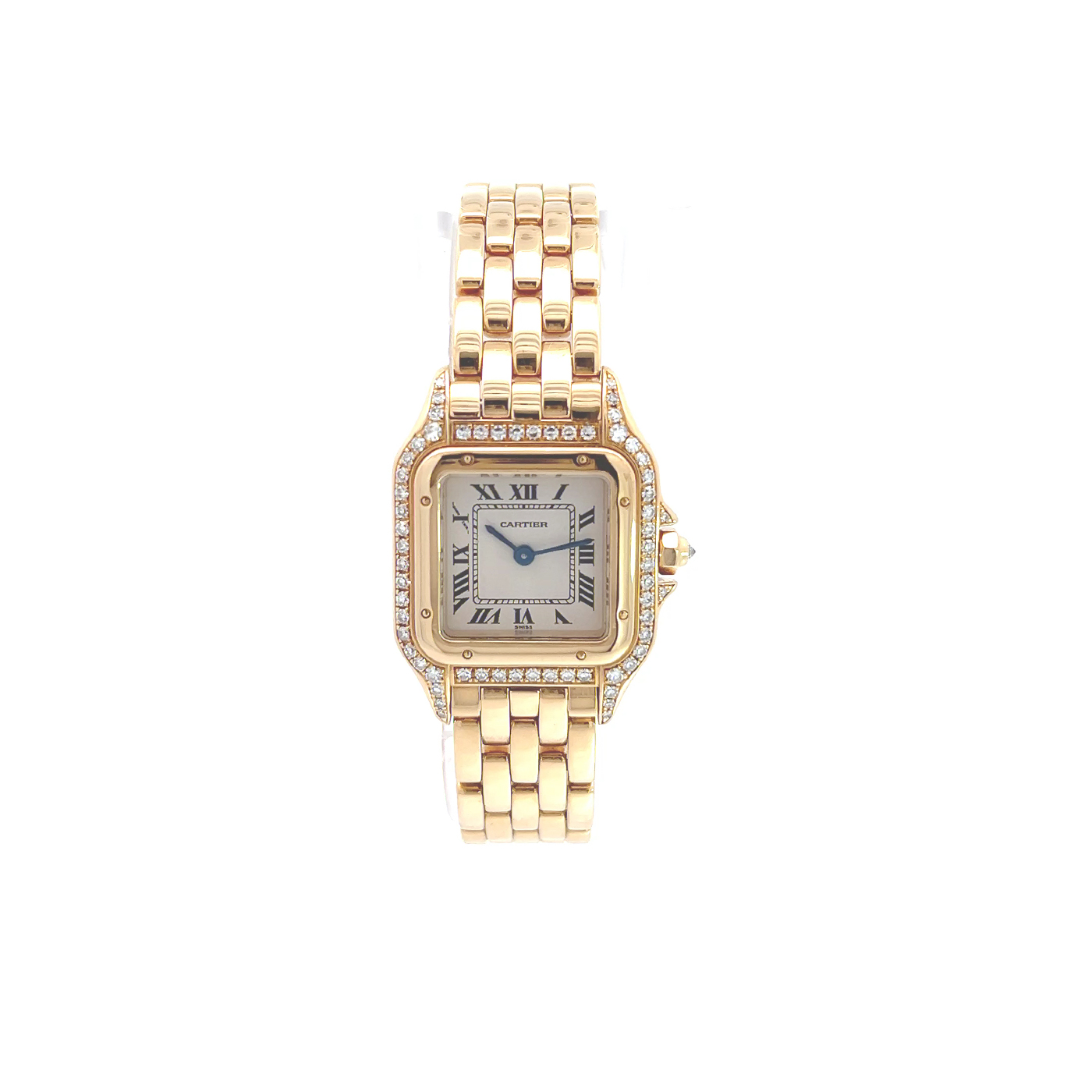 "Cartier Panthére" - Damen Armbanduhr mit Diamanten