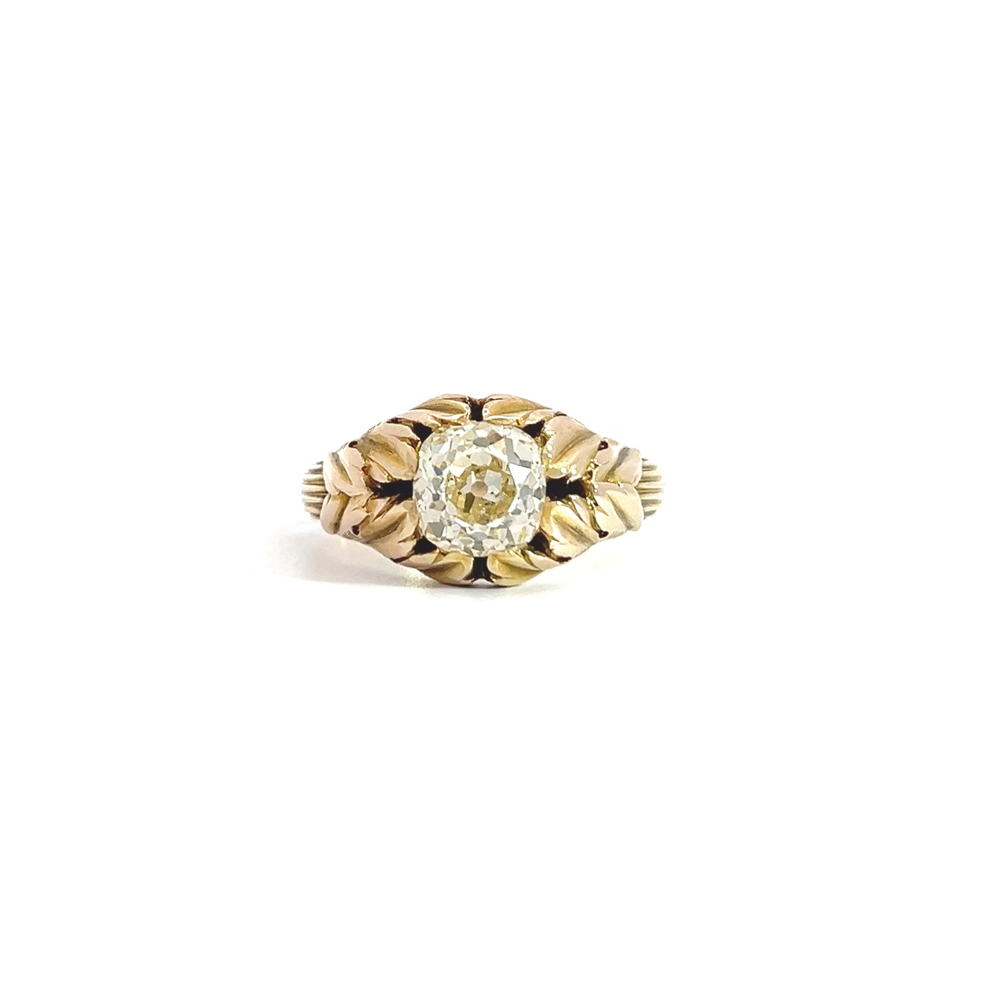 "Old Cushion" - Russischer Solitaire Ring 1.92 ct.