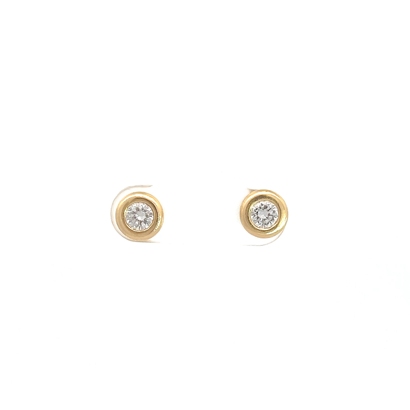 "Ewiges Funkeln" - Brillant Ohrstecker 18 Karat Gelbgold