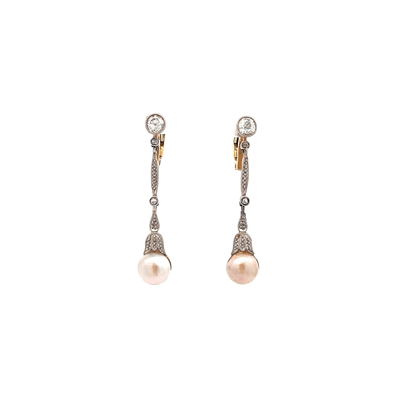 "Antique Jewel" - Antike Ohrhänger 14 Karat Gold
