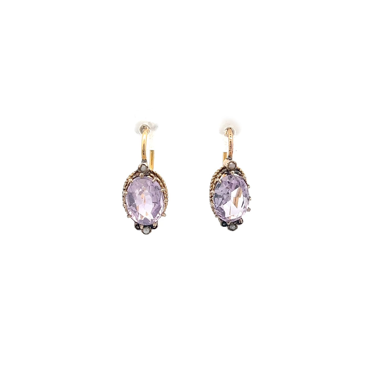 "Amethyst Traum" - Vergoldete Ohrhänger mit Amethysten
