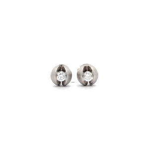 "Classic Sparkle" - 18 Karat Weißgold Ohrstecker mit Brillanten