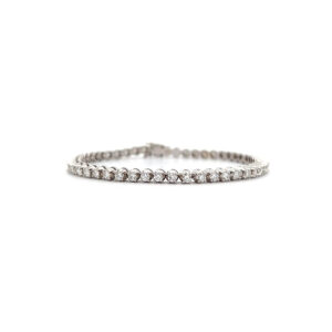 "White promise" - 18 Karat Weißgold Tennisarmband