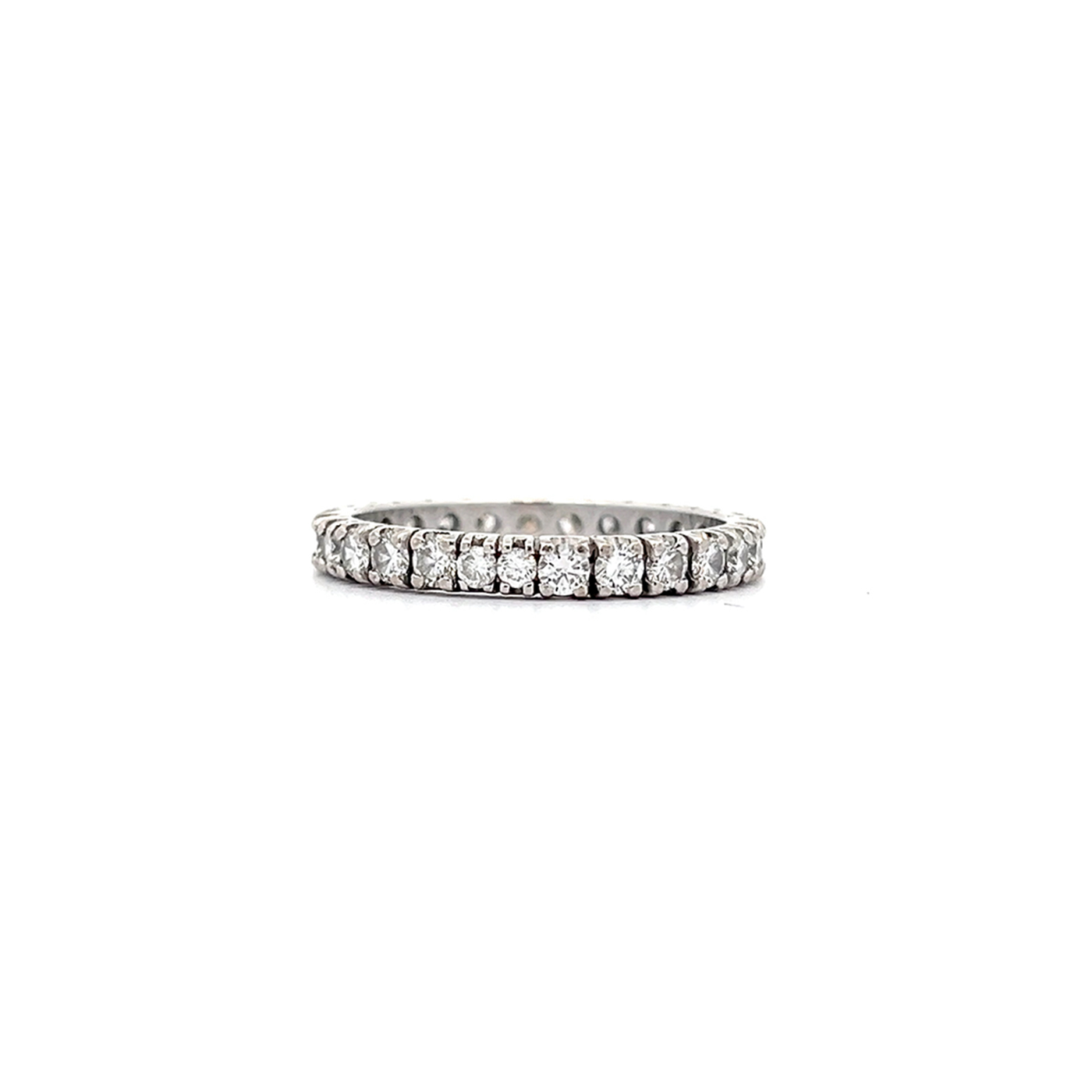 "In my memorys" - 18 Karat Weißgold Ring besetzt mit Brillanten