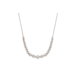 "Blüten des Lichts" - 14 Karat Weißgold Collier