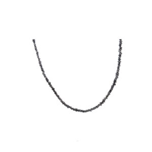 "Black Diamonds" - Kette mit schwarzen Diamanten
