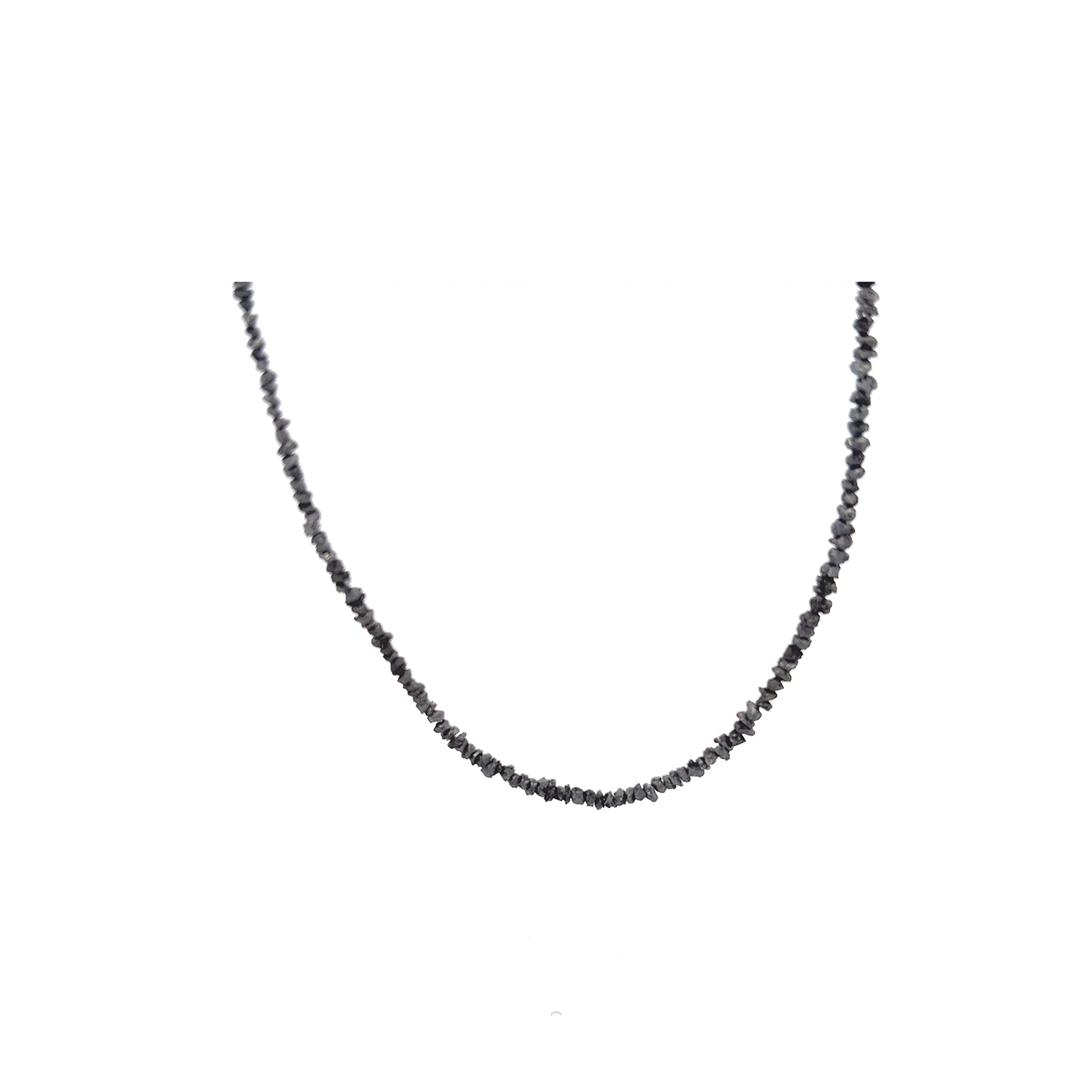 "Black Diamonds" - Kette mit schwarzen Diamanten