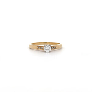 "Sunlight" - 18 Karat  Gelbgold Solitaire Ring