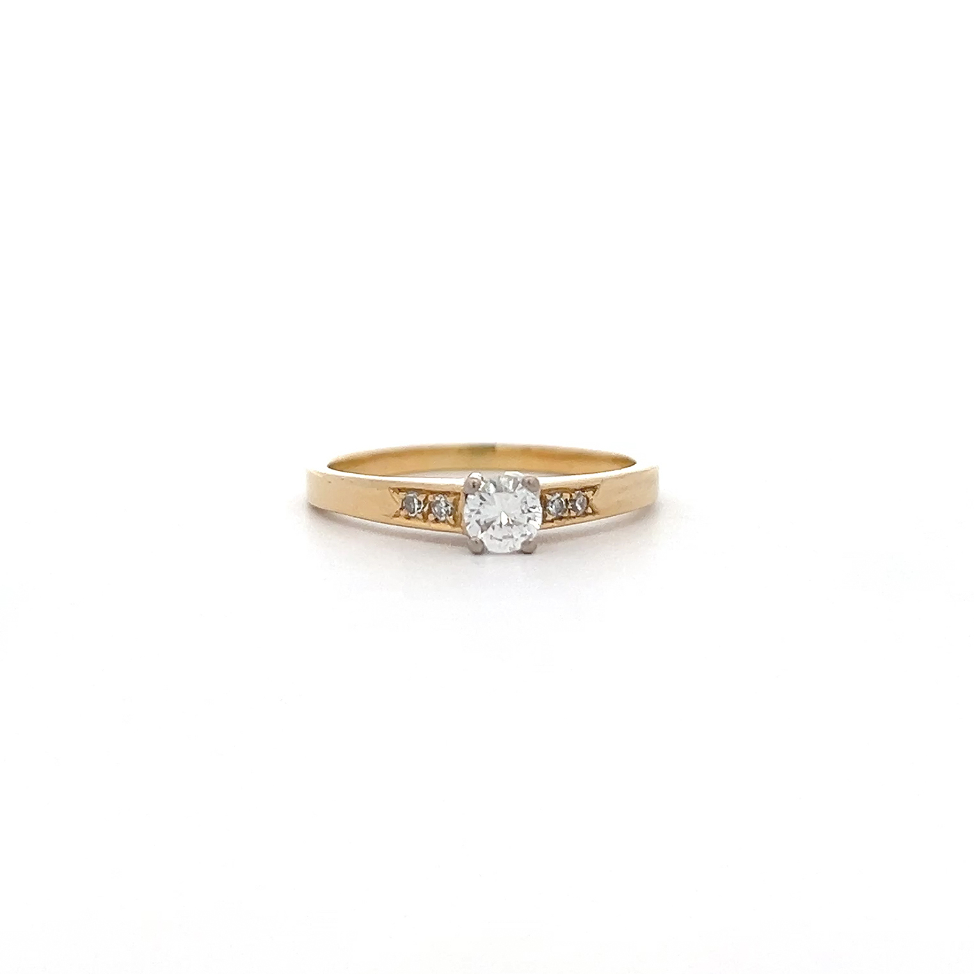"Sunlight" - 18 Karat  Gelbgold Solitaire Ring