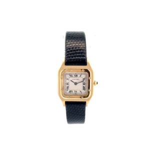 "Cartier Santos Dumont" - Damen Armbanduhr 18 Karat Gold