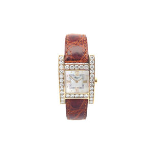 "Chopard Your Hour" - Damen Armbanduhr mit Brillanten 18 Karat Gelbgold