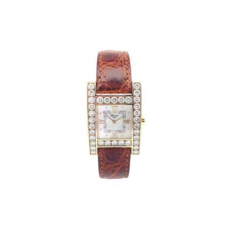 "Chopard Your Hour" - Damen Armbanduhr mit Brillanten 18 Karat Gelbgold