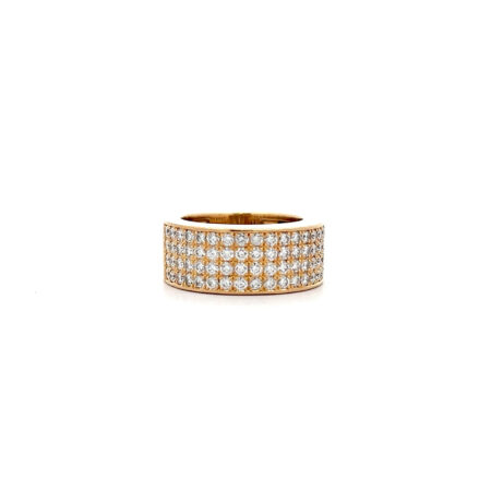"Lichtmomente" - Funkelnder Chopard Ring in 18 Karat Gelbgold