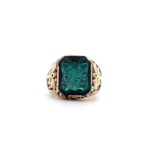 "King Size" - Herrenring 14 Karat Gold mit Siegel