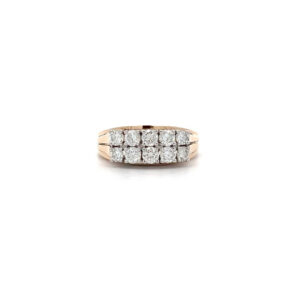 "Sunlight Sparkle" - 14 Karat Gelbgold Ring