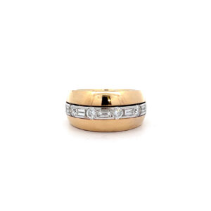 "Sparkling Sunlights" - Funkelnder 18 Karat Gelbgold Ring