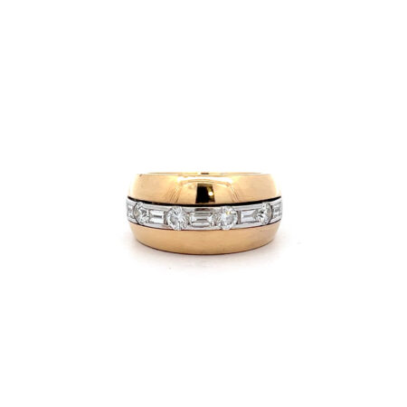 "Sparkling Sunlights" - Funkelnder 18 Karat Gelbgold Ring