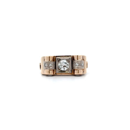 "Golden Sparkle" - Wunderschöner 14 Karat Gelbgold Ring