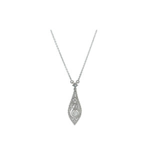 „Élégance Déco“ - Antikes Collier aus 18 Karat Gold