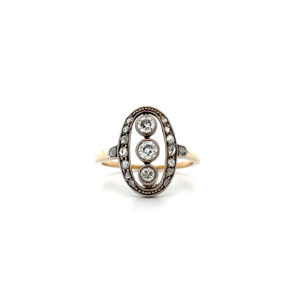 "Antike Troligie" - Jugendstil Ring 14 Karat Gold