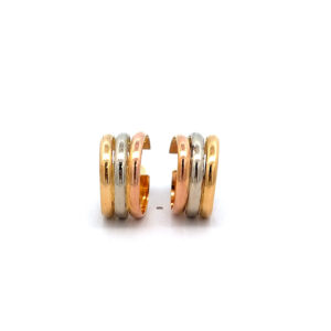 "Cartier Trinity" - Halbcreolen von Cartier 18 Karat Gold